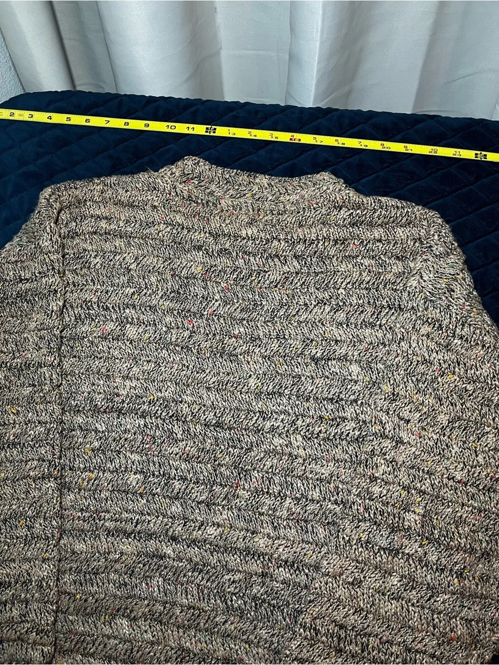 Vintage Tony Lambert Men's Marled Comfy Crewneck Sweater